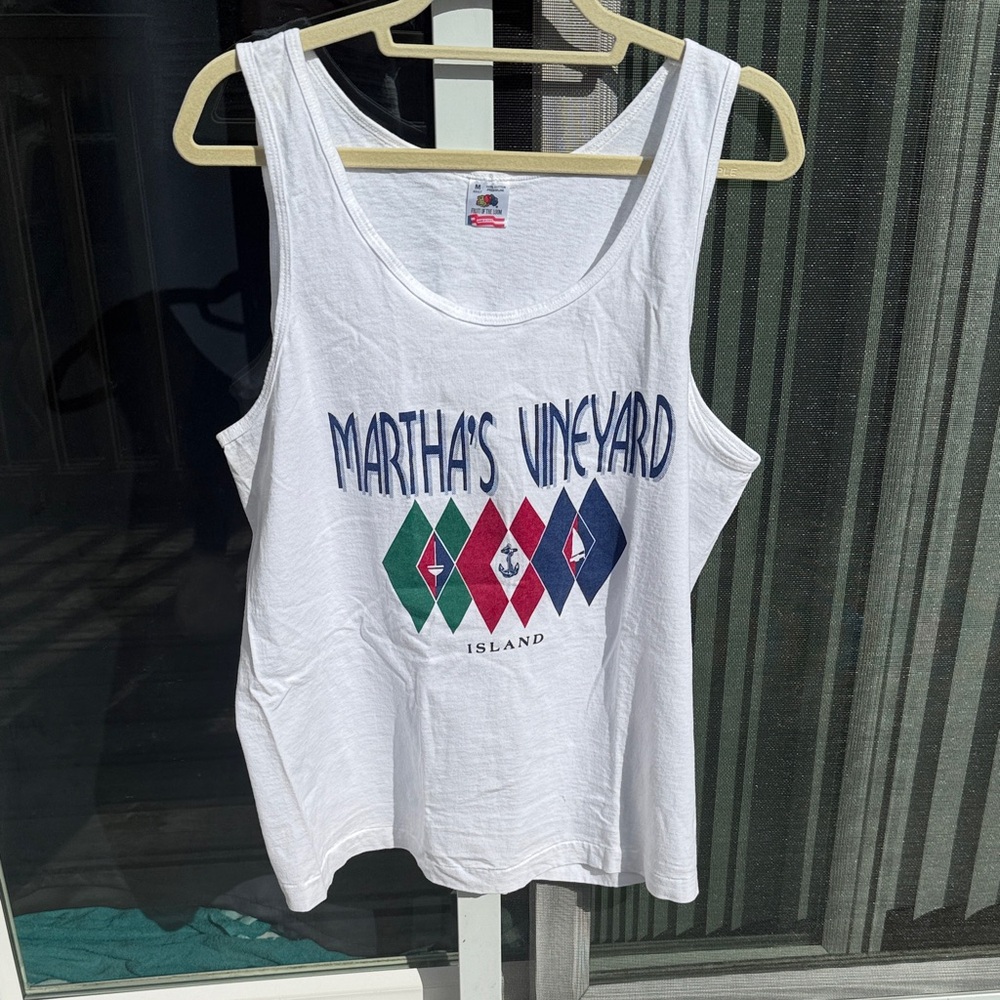 Vintage Fruit of the Loom x Martha’s Vineyard Cotton Tank